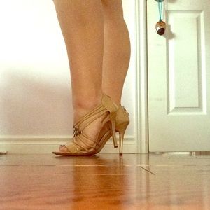 Tan Micheal Kors high heels